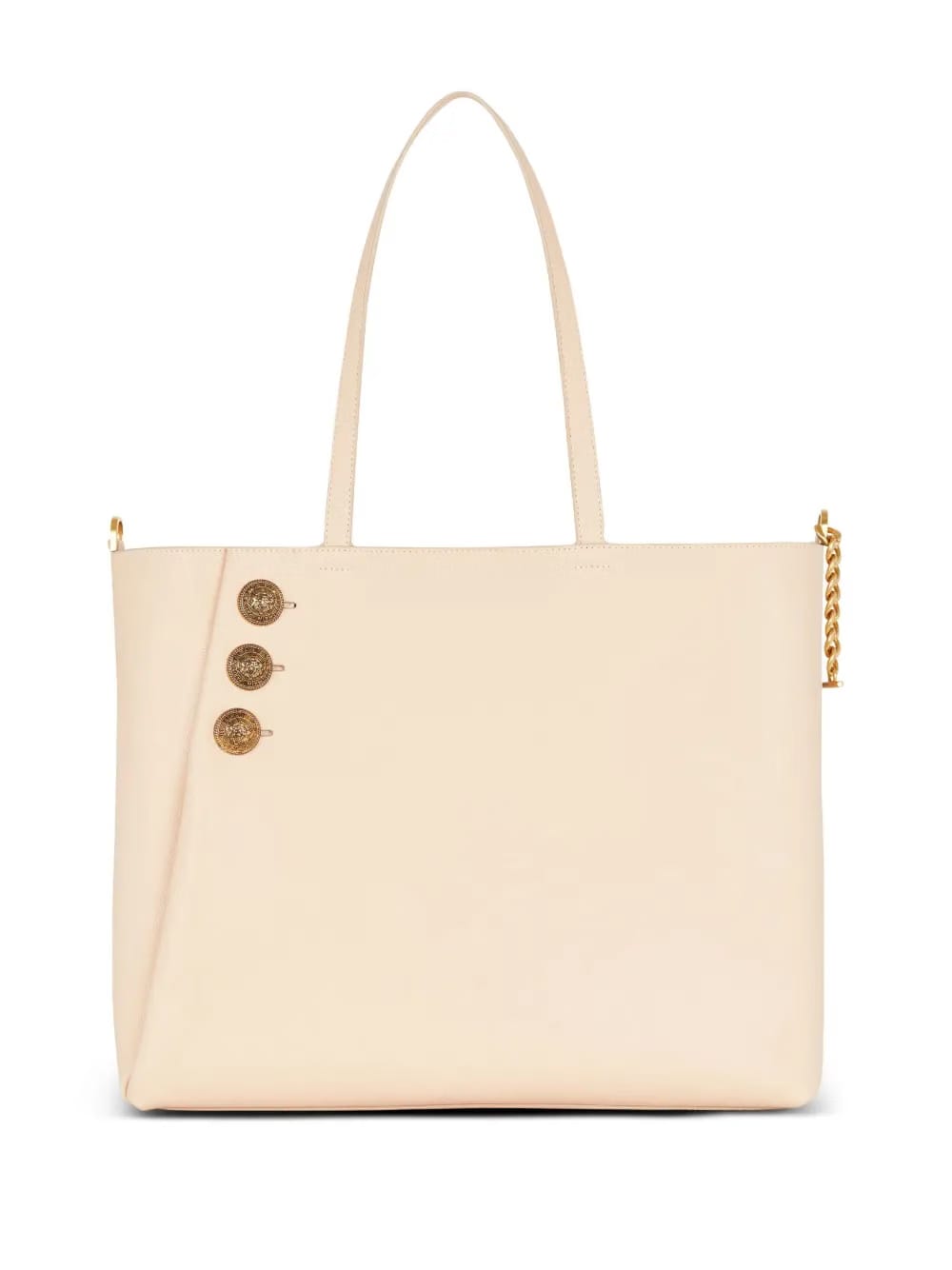 Embleme leather tote bag