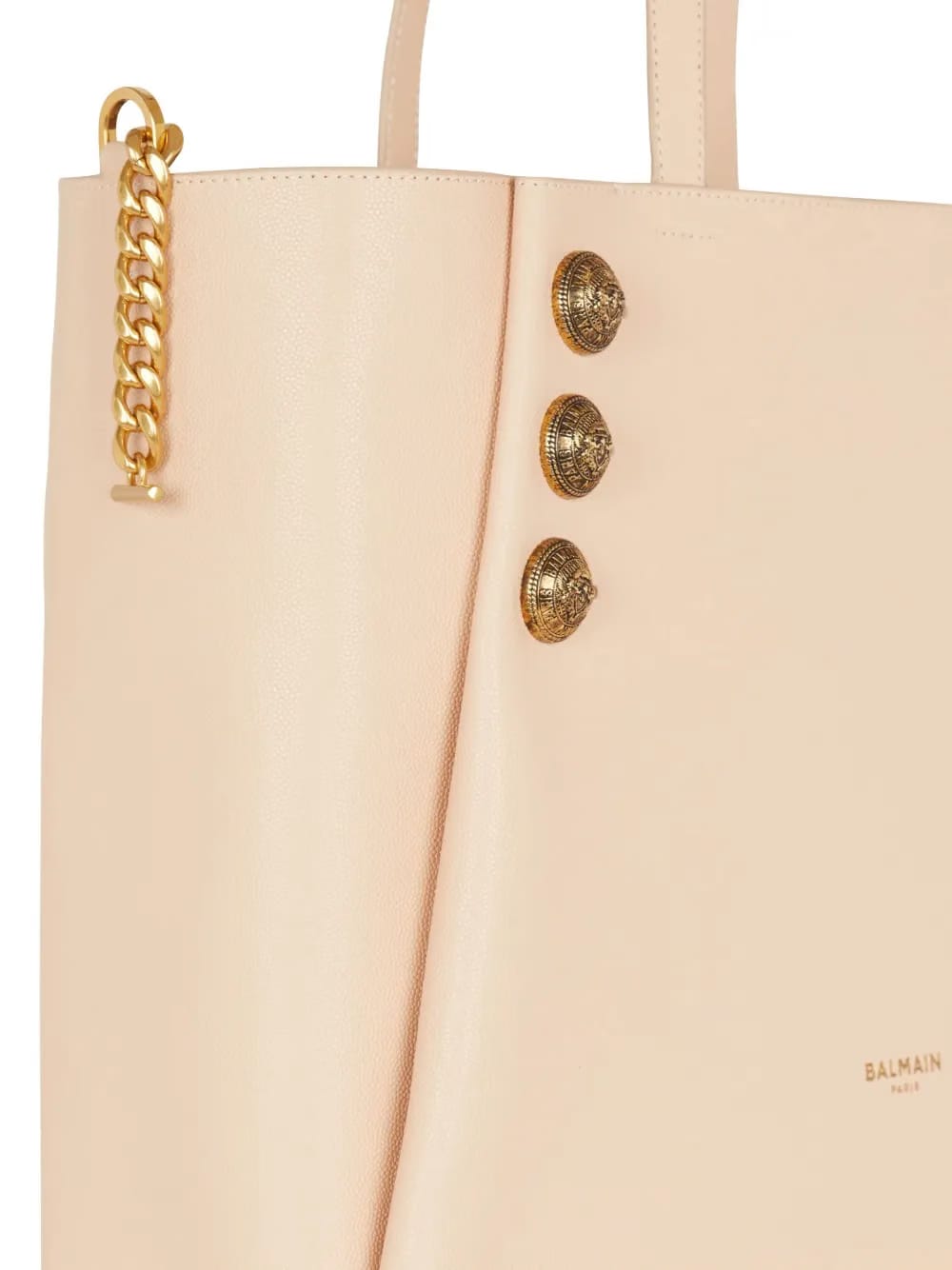 Embleme leather tote bag