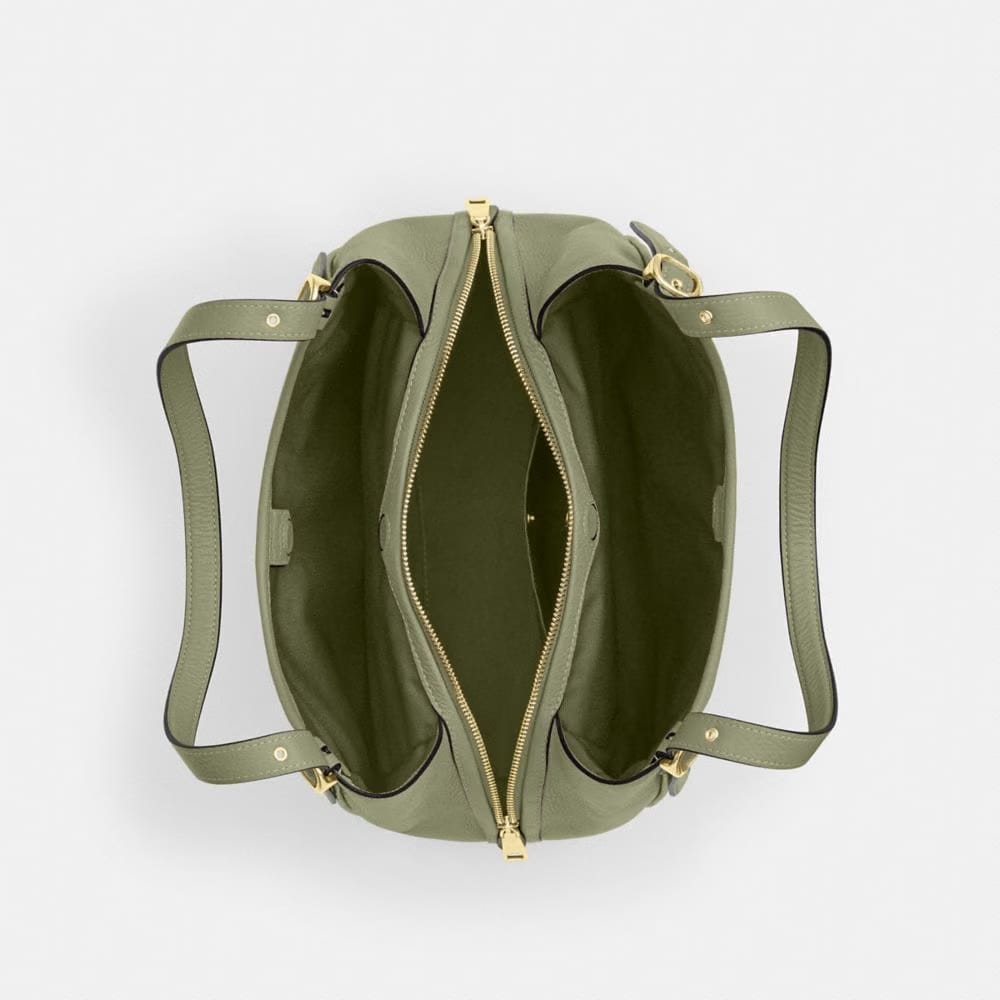 Coach Erin Shoulder Bag Gold Pistachio