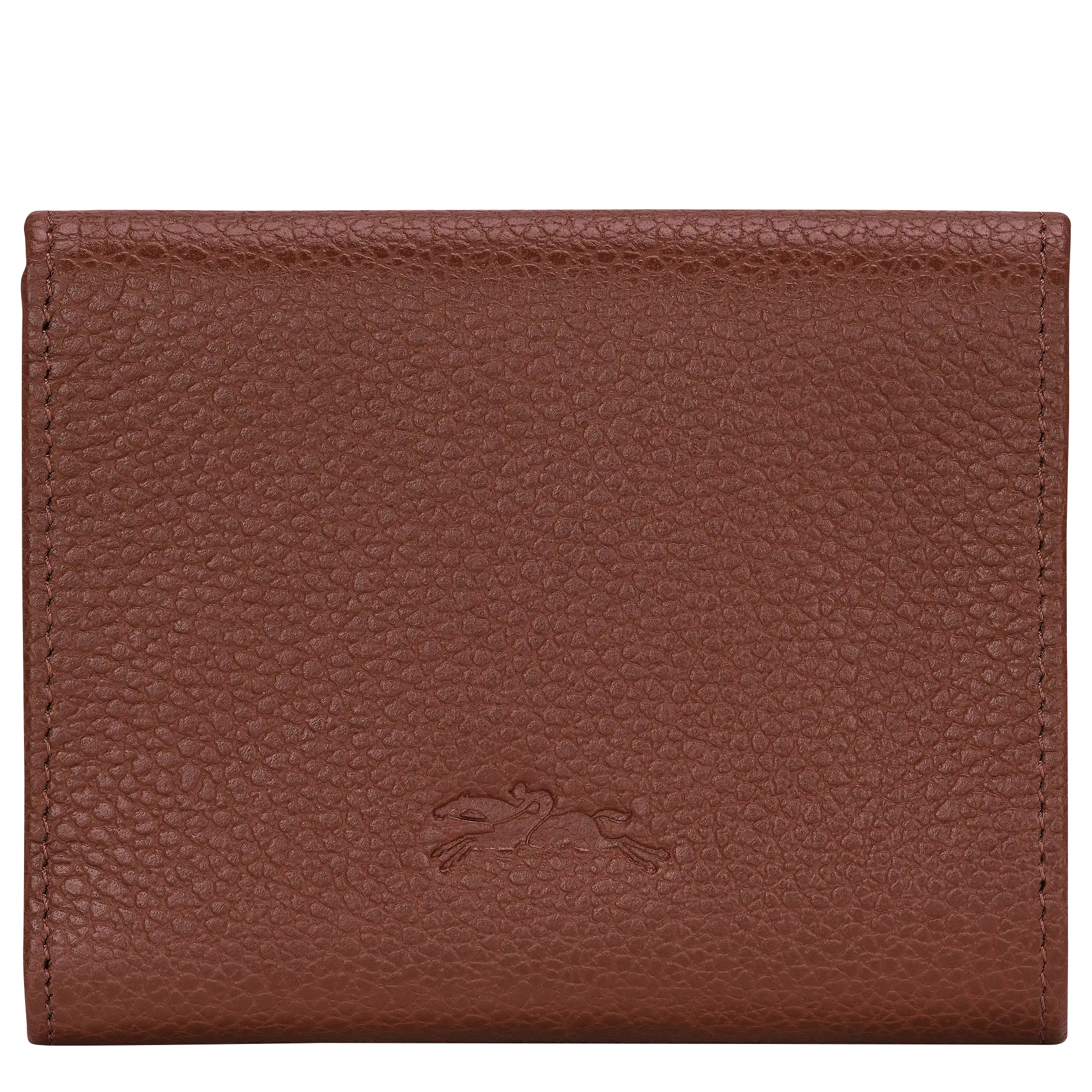 Longchamp Le Foulonné Compact wallet Coffee