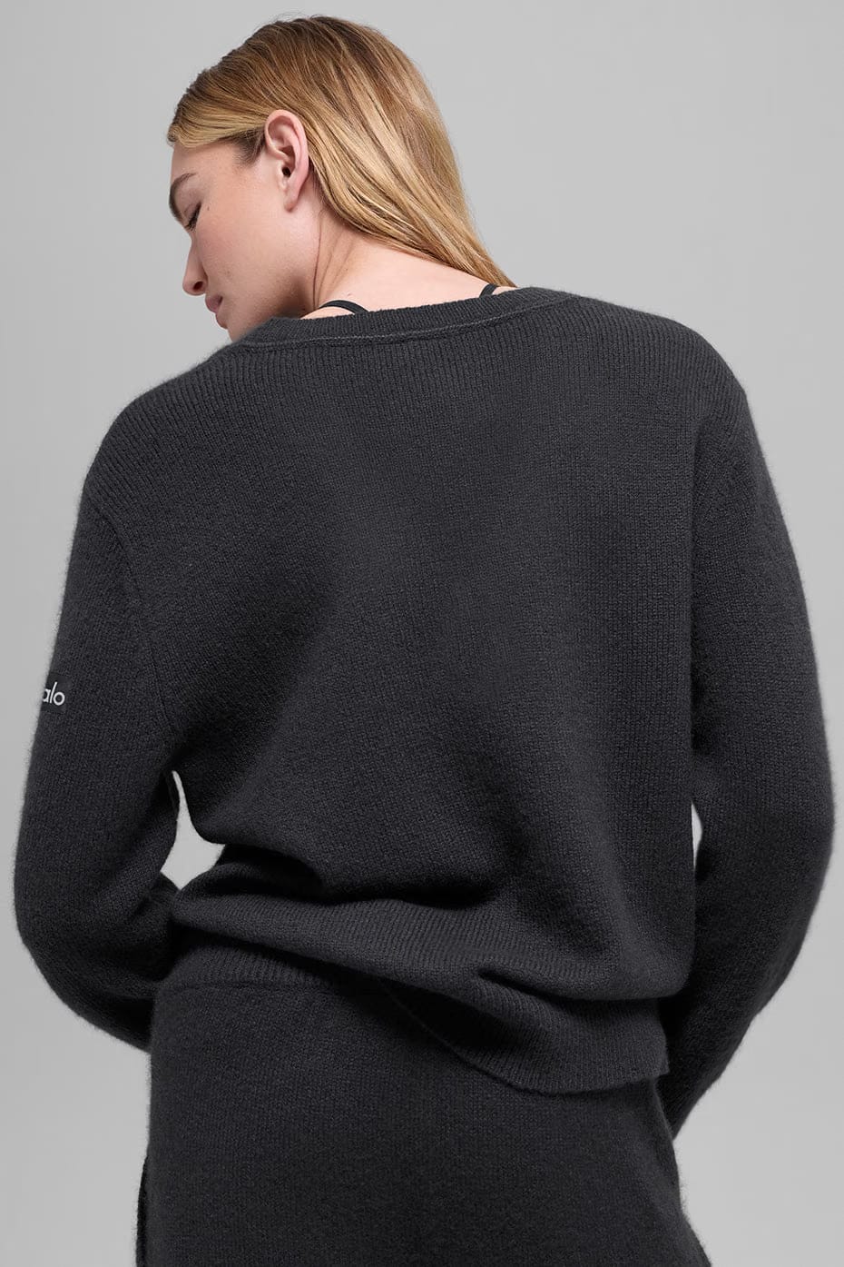 Wool Cashmere New Class Oversized V-Neck Sweater