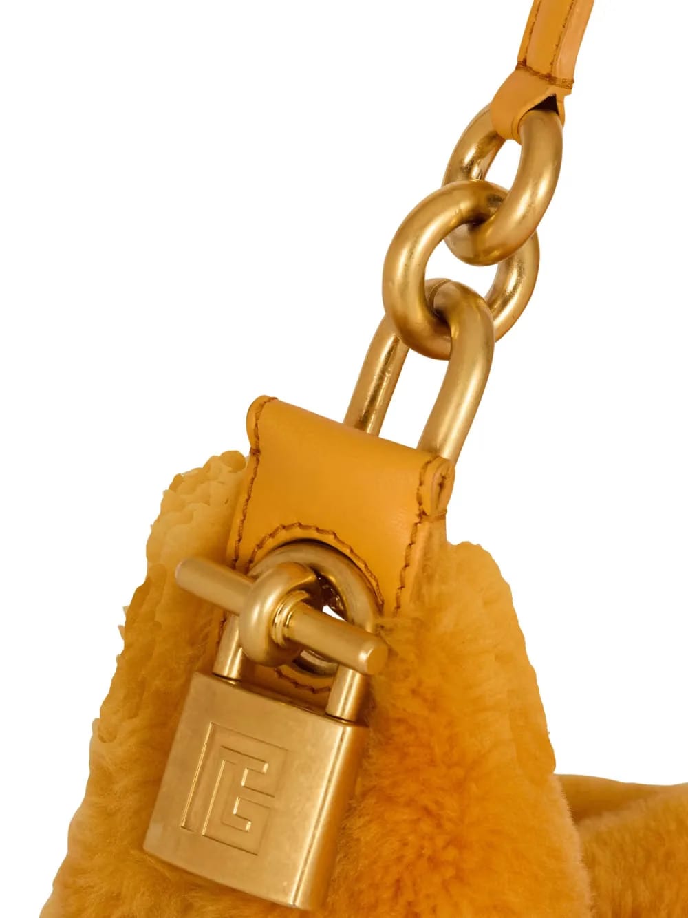medium Sync shearling chain shoulder bag