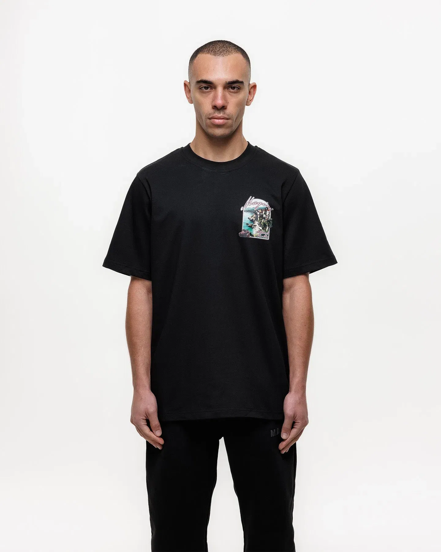 Magiri Sur Mur Printed T-Shirt in Black