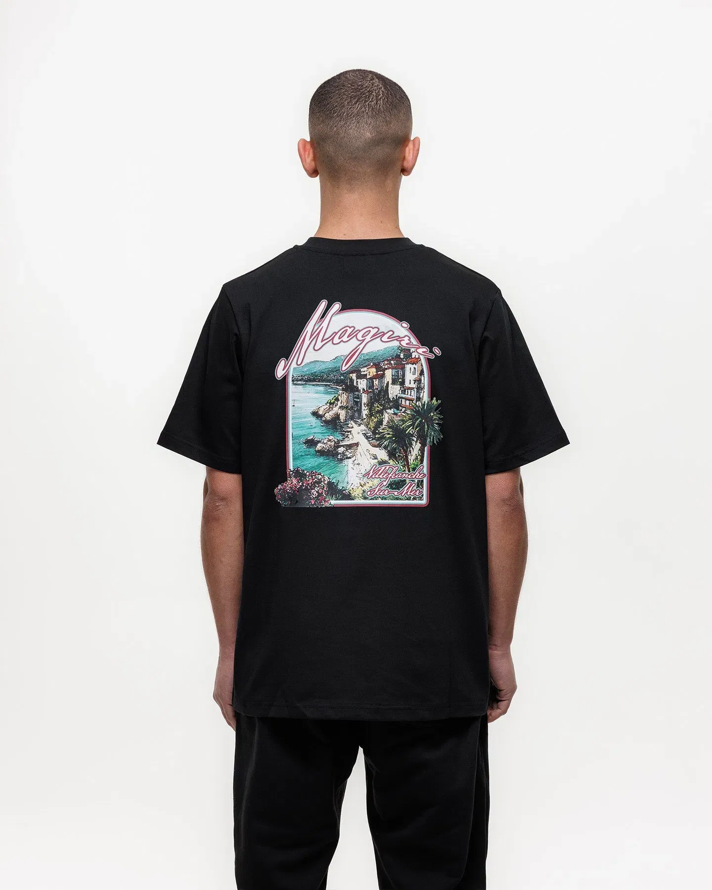 Magiri Sur Mur Printed T-Shirt in Black