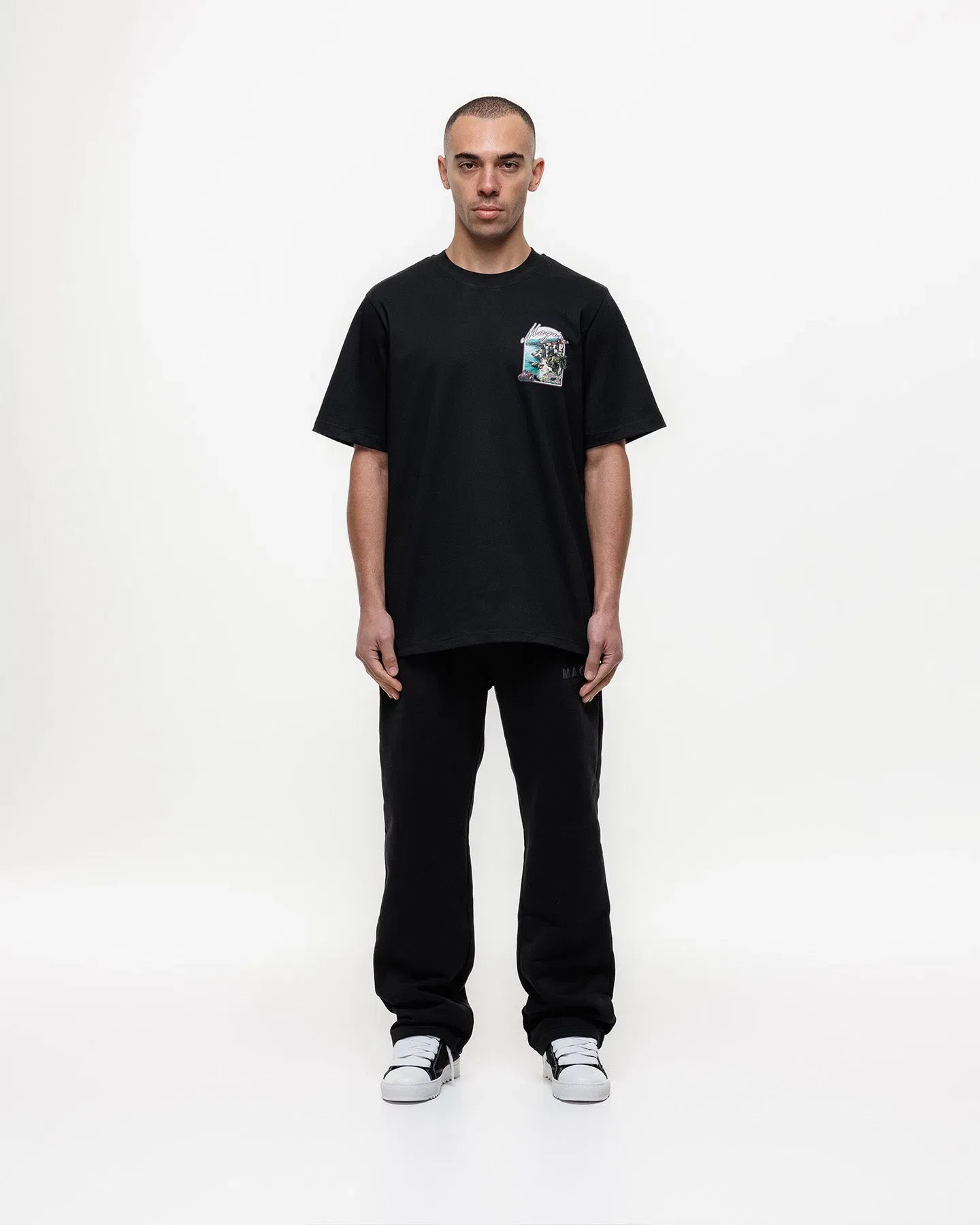 Magiri Sur Mur Printed T-Shirt in Black