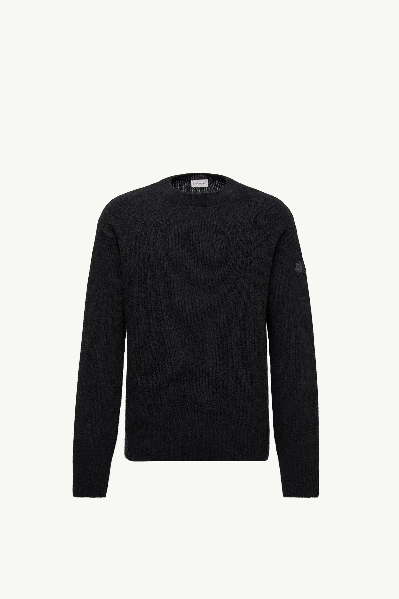 Moncler Wool & Cashmere Blend Sweater Black Black