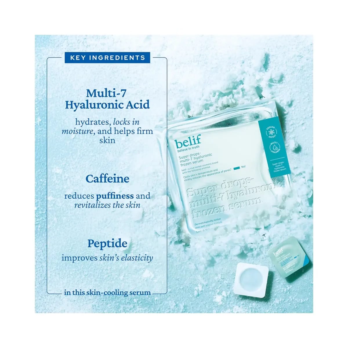 belif Super Drops Multi-7 Hyaluronic Frozen Serum