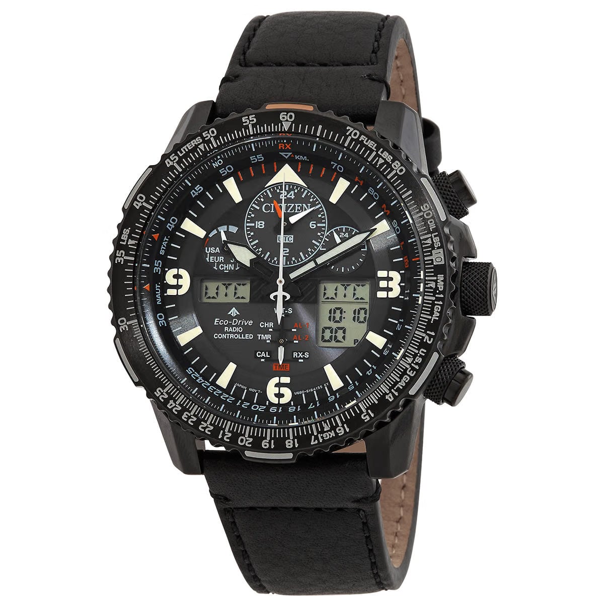 Citizen Quartz Analog-Digital Black Dial Watch