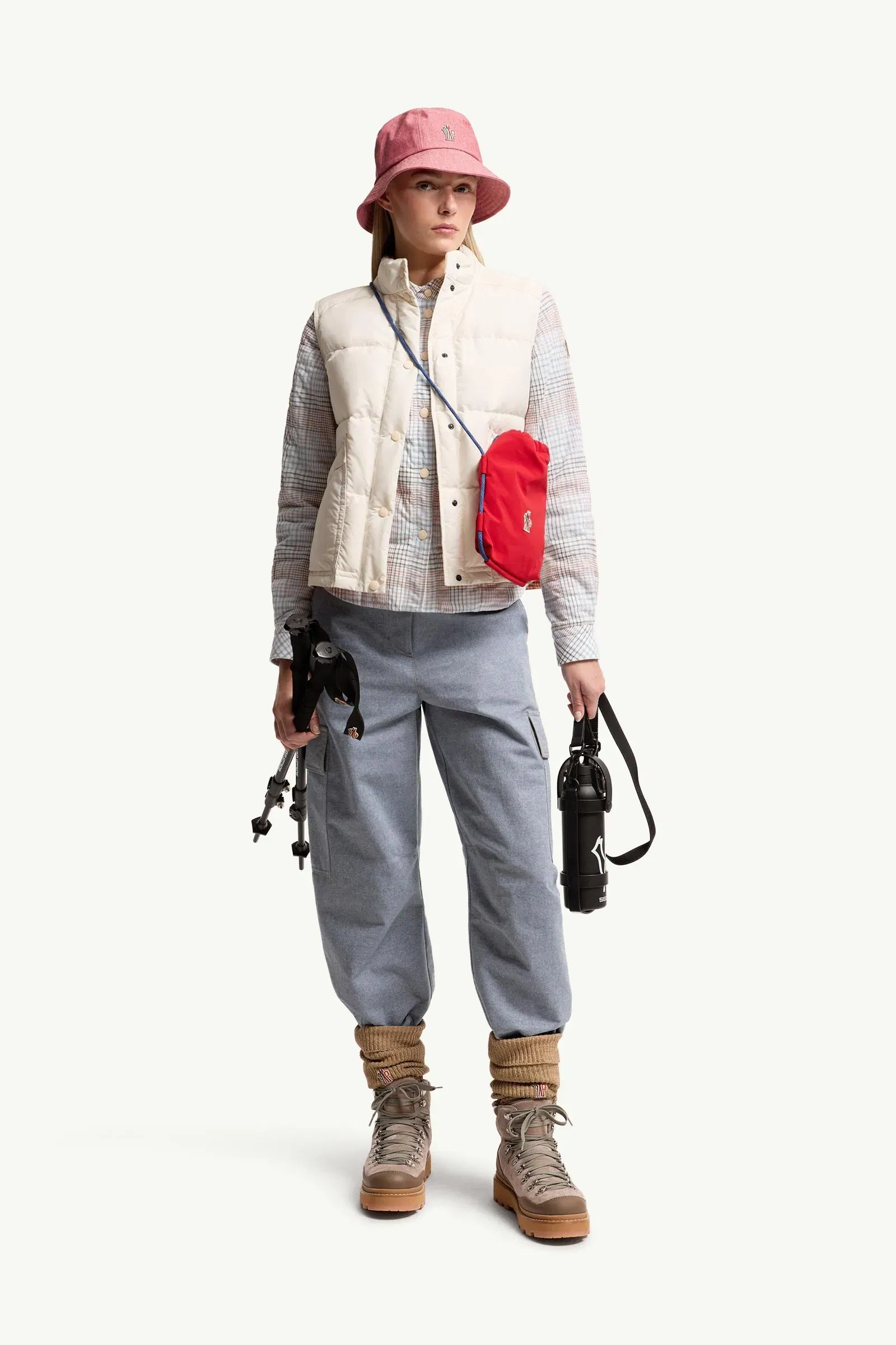 Moncler Chambray Pants Light Blue Light Blue