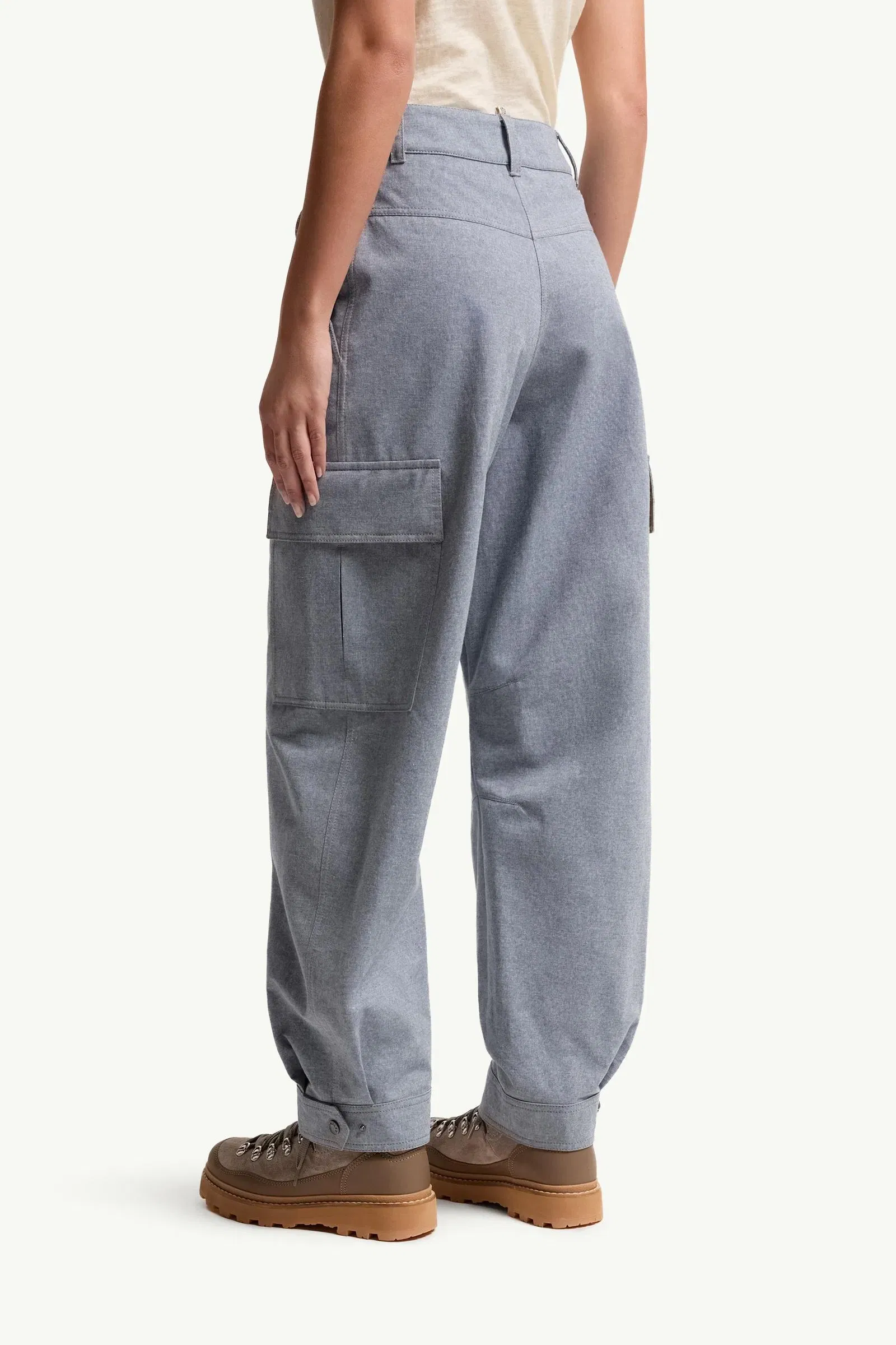 Moncler Chambray Pants Light Blue Light Blue