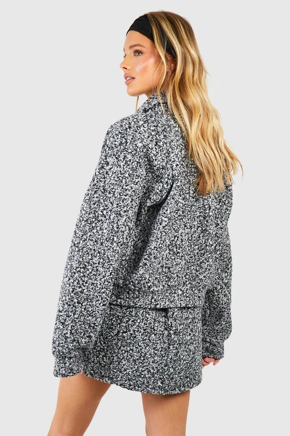 Boucle Pelmet Mini Skirt