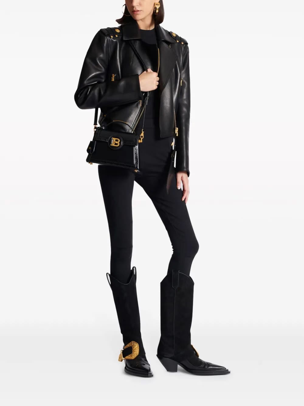 B-Buzz Dynasty leather shoulder bag