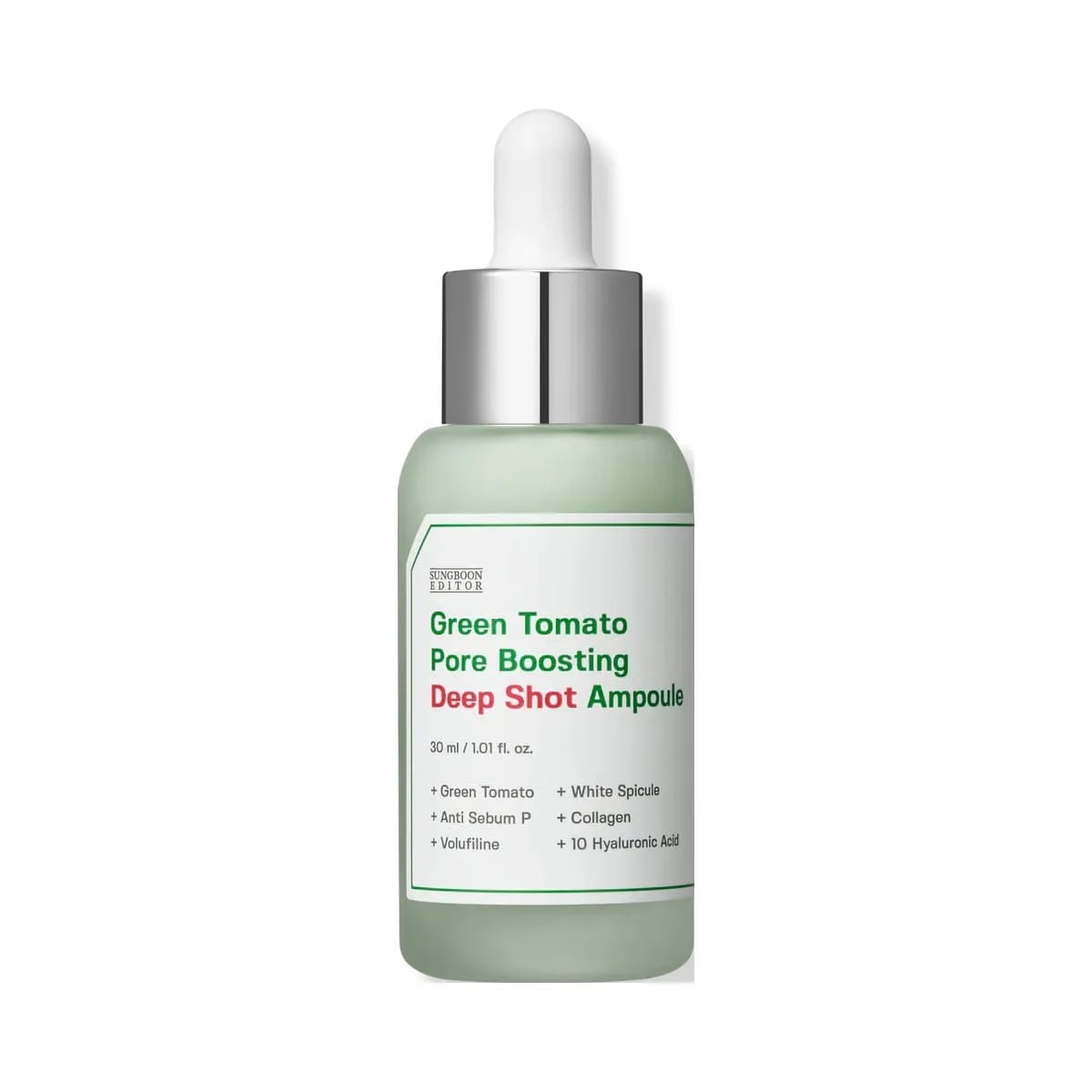 SUNGBOON EDITOR Green Tomato Pore Boosting Deep Shot Ampoule