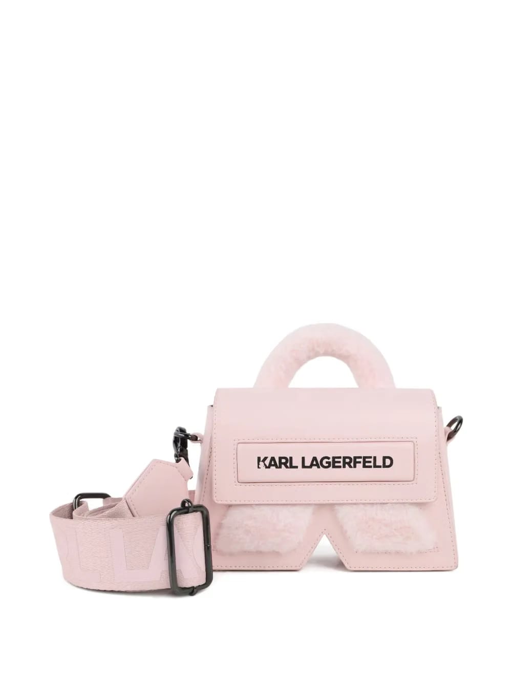 logo-print tote bag