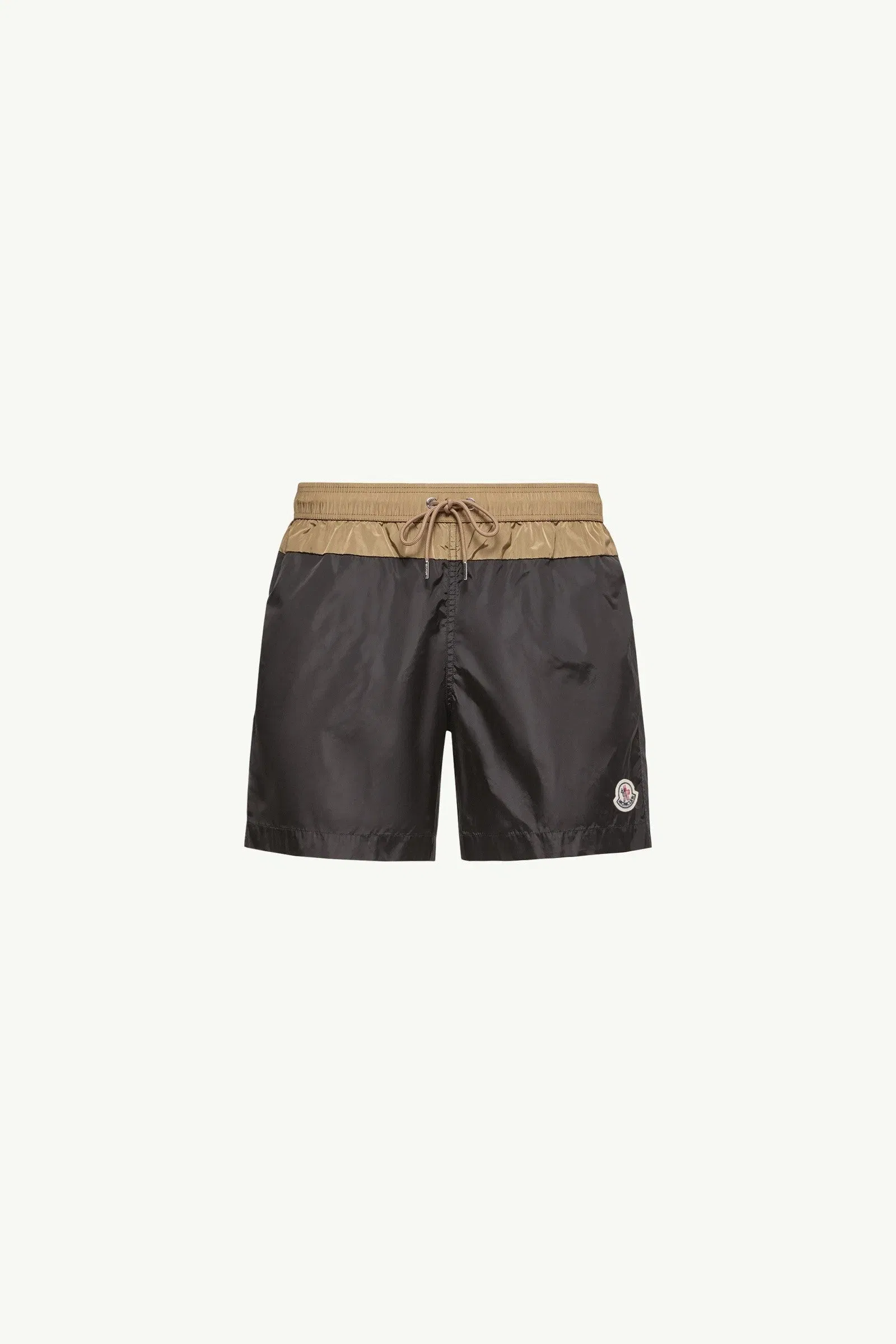 Moncler Contrast Swim Shorts Black Black