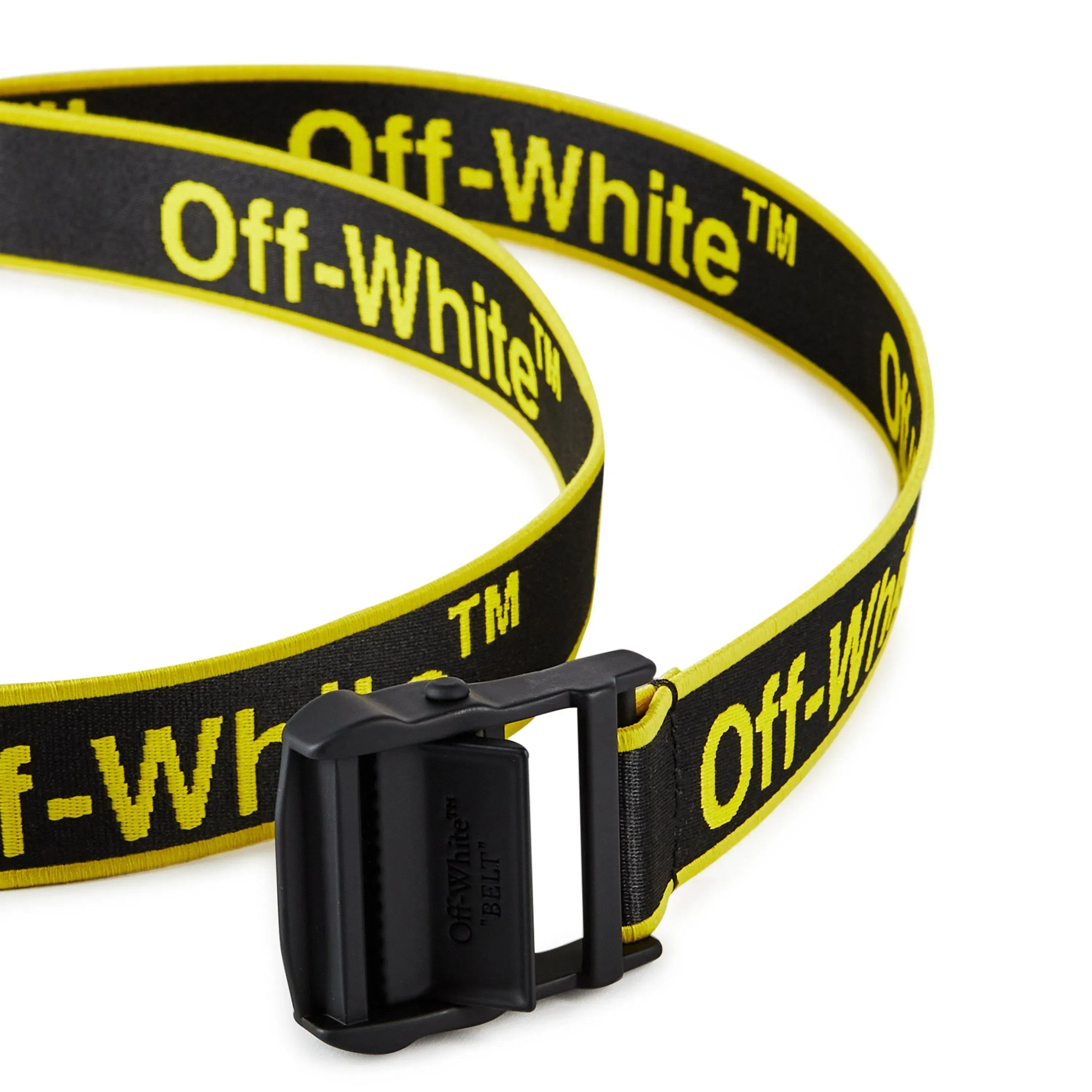 Graphic Industrial Adjustable Fabric Belt