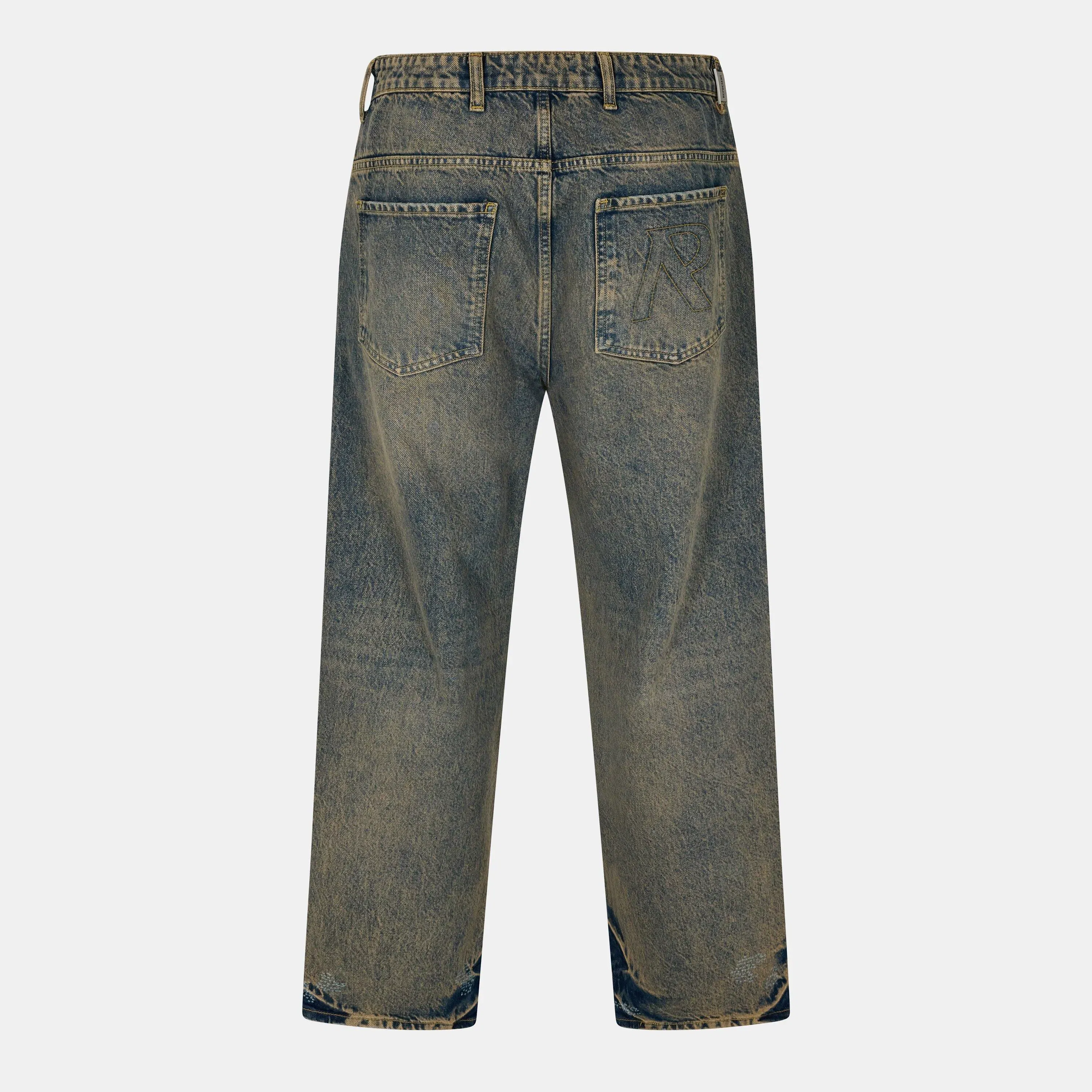 Denim Straight Leg Jeans