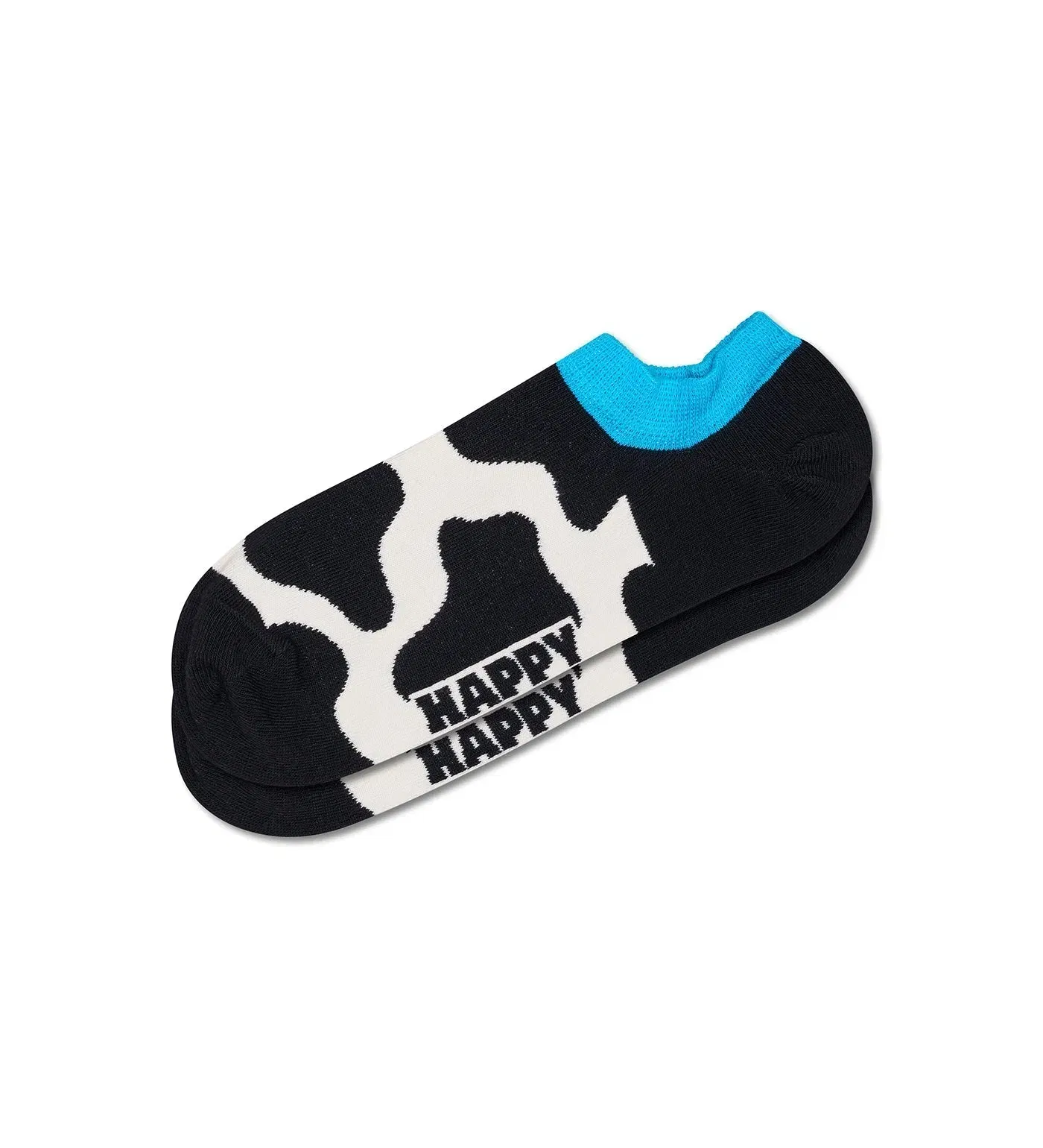 Happy Socks Unisex Cow Designer Loafer Socks for Women and Men