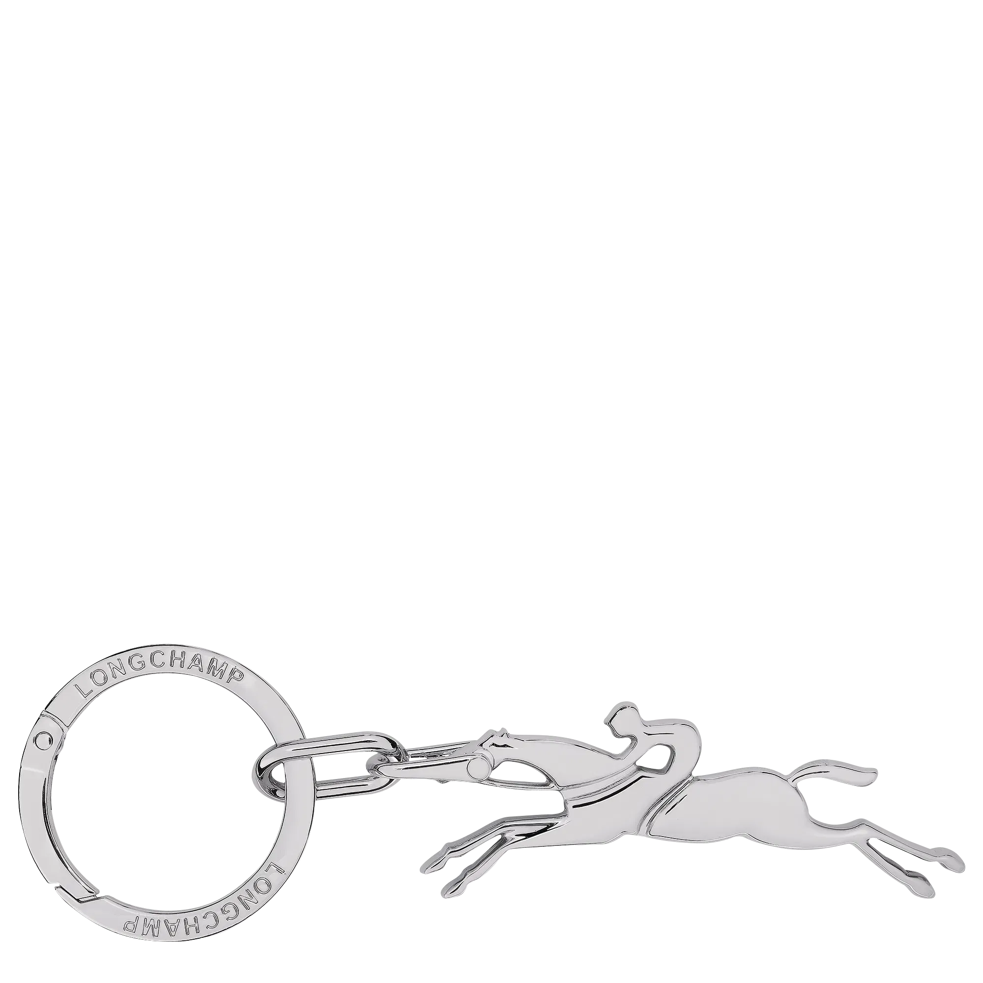 Longchamp Cavalier Longchamp Keyring Silver