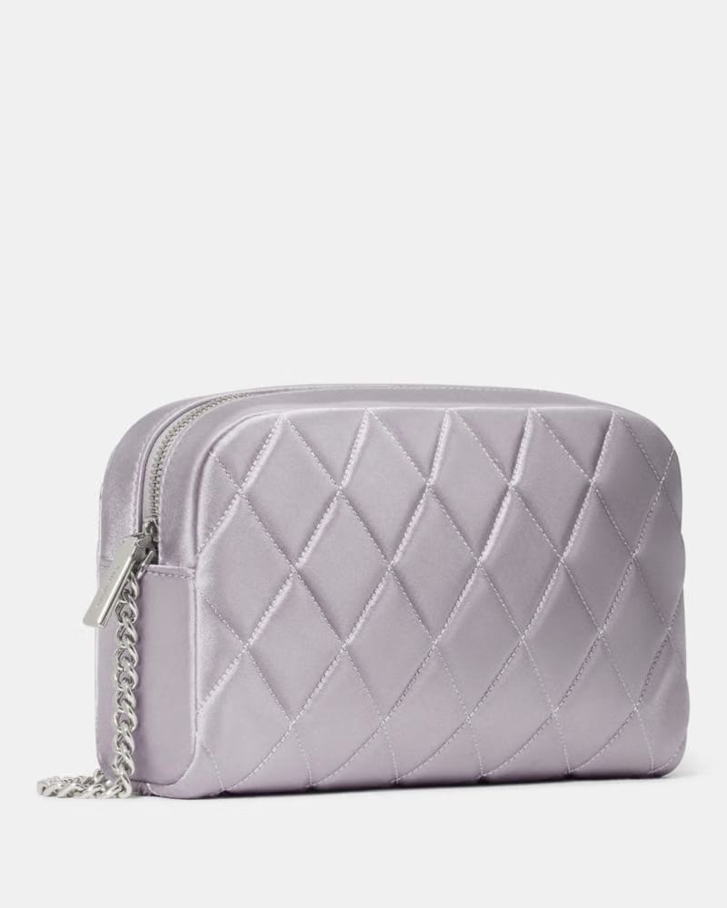 Carey Quilted Satin Mini Camera Bag