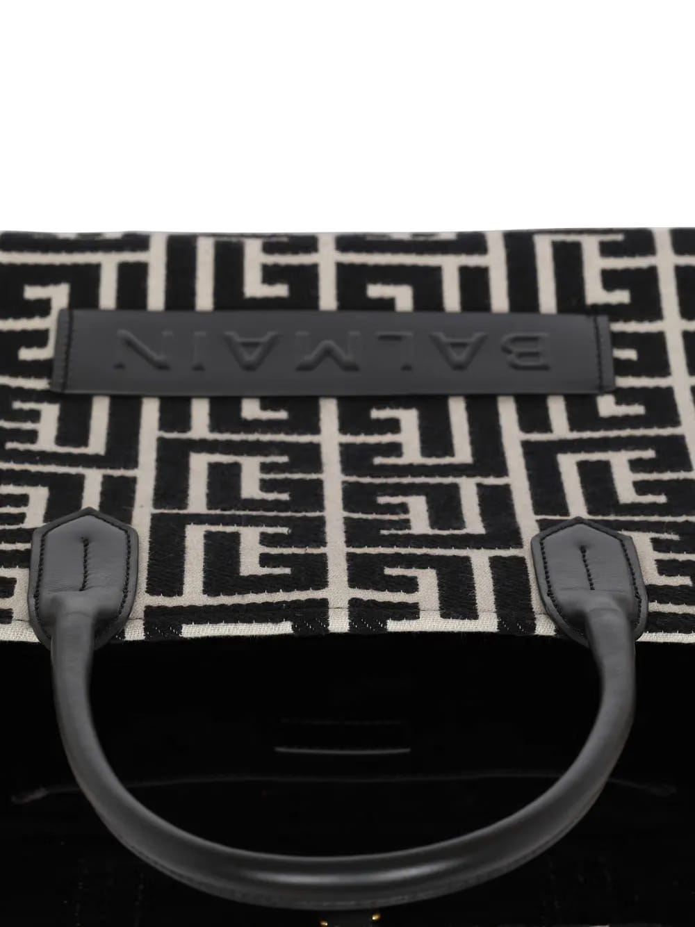 monogram-jacquard medium shopper bag