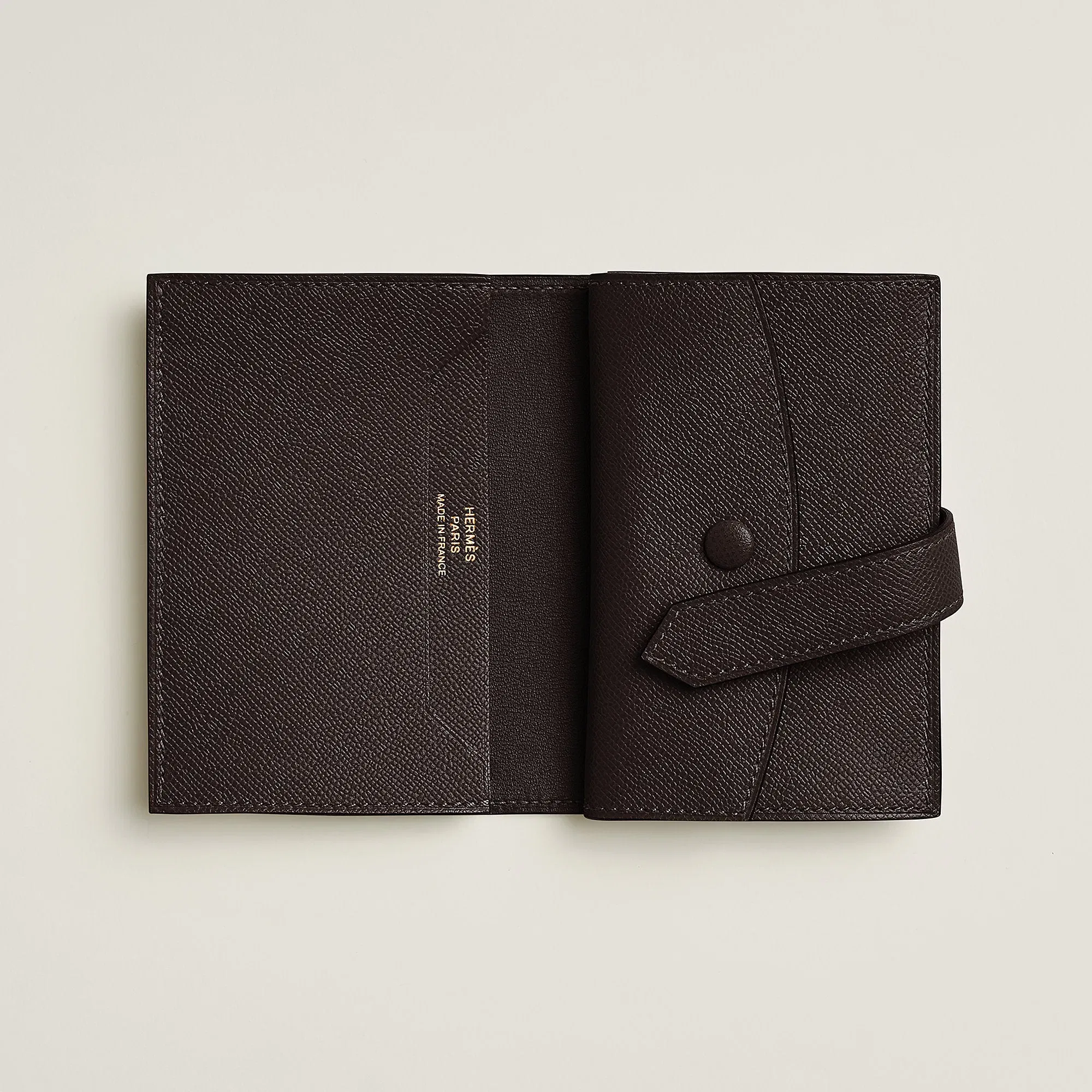 Hermes Bearn Mini Wallet Paille