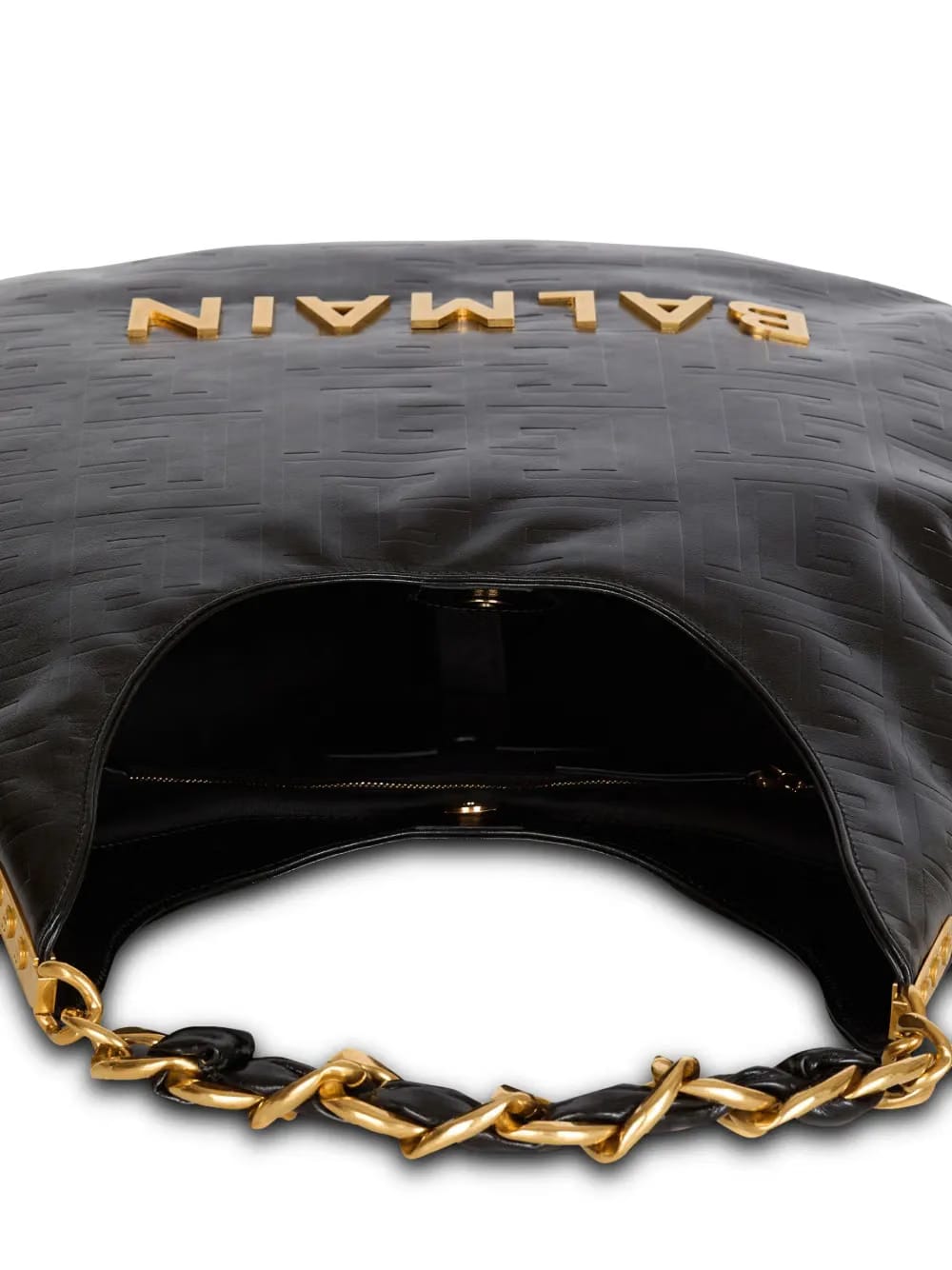 1945 crinkled leather shoulder bag