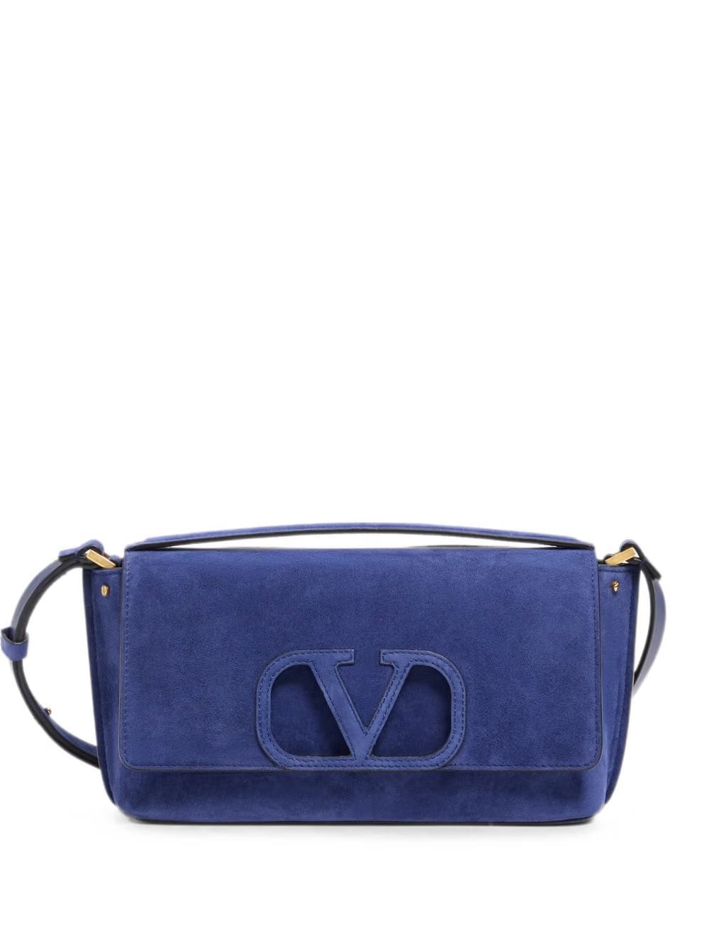 Fill Me suede shoulder bag