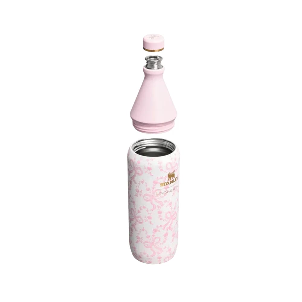 Stanley 1913 X Loveshackfancy Holiday All Day Slim Bottle Coquette Bow Chantilly 34 OZ