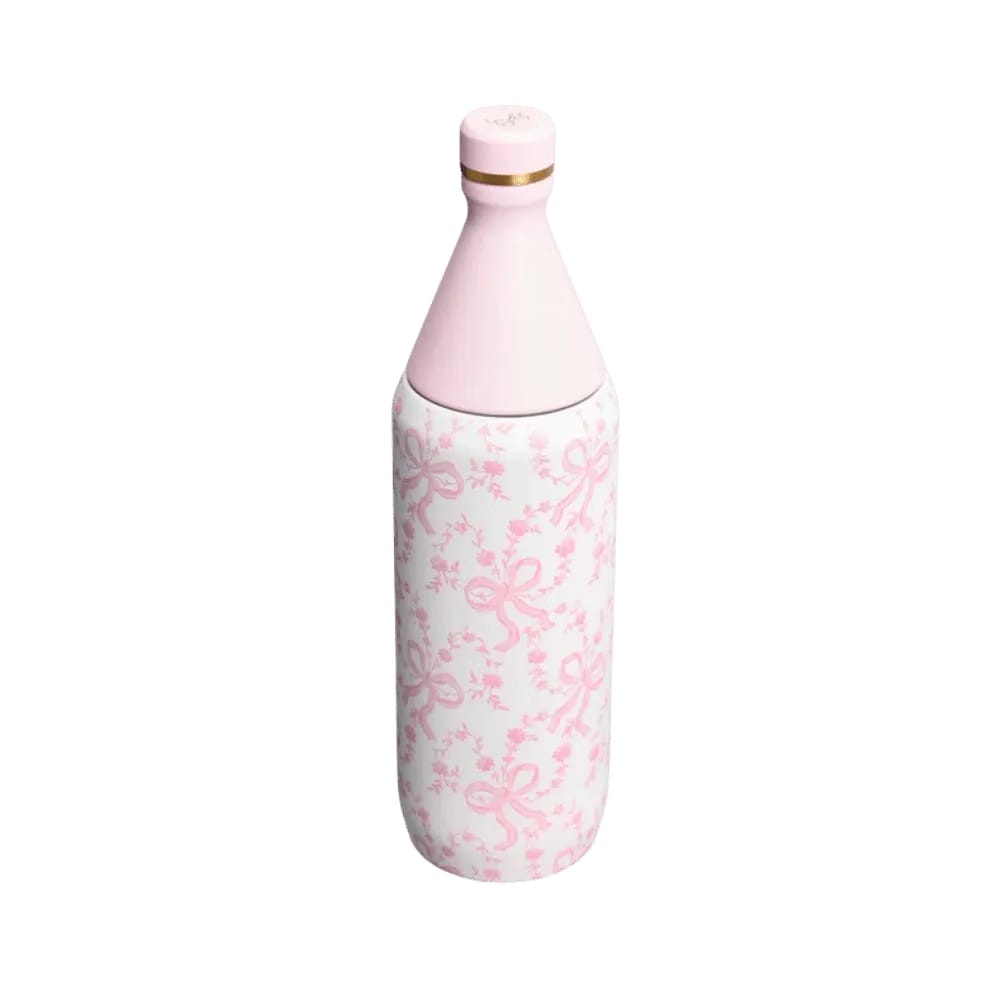 Stanley 1913 X Loveshackfancy Holiday All Day Slim Bottle Coquette Bow Chantilly 34 OZ