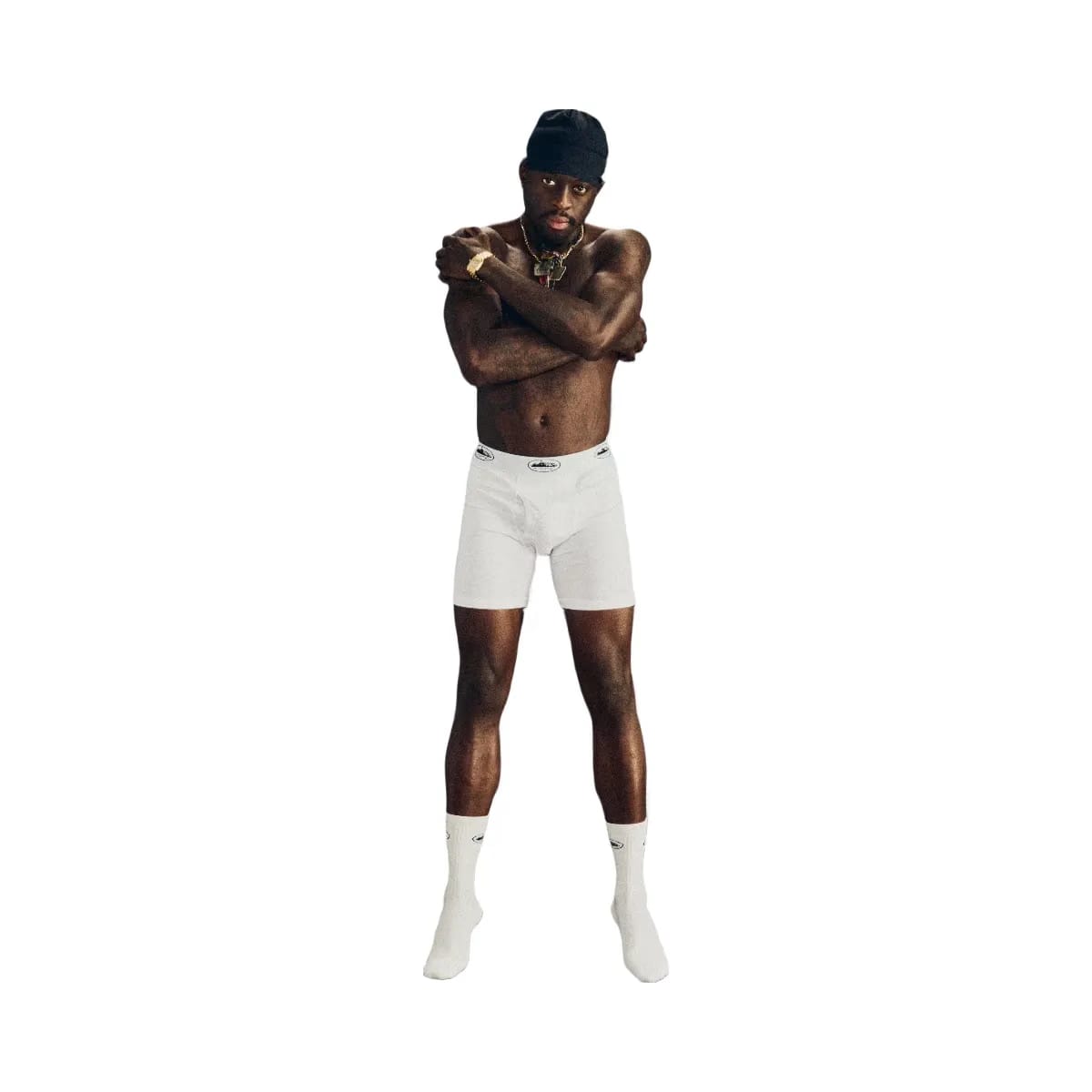 Corteiz White Alcatraz Boxers 3 Pack