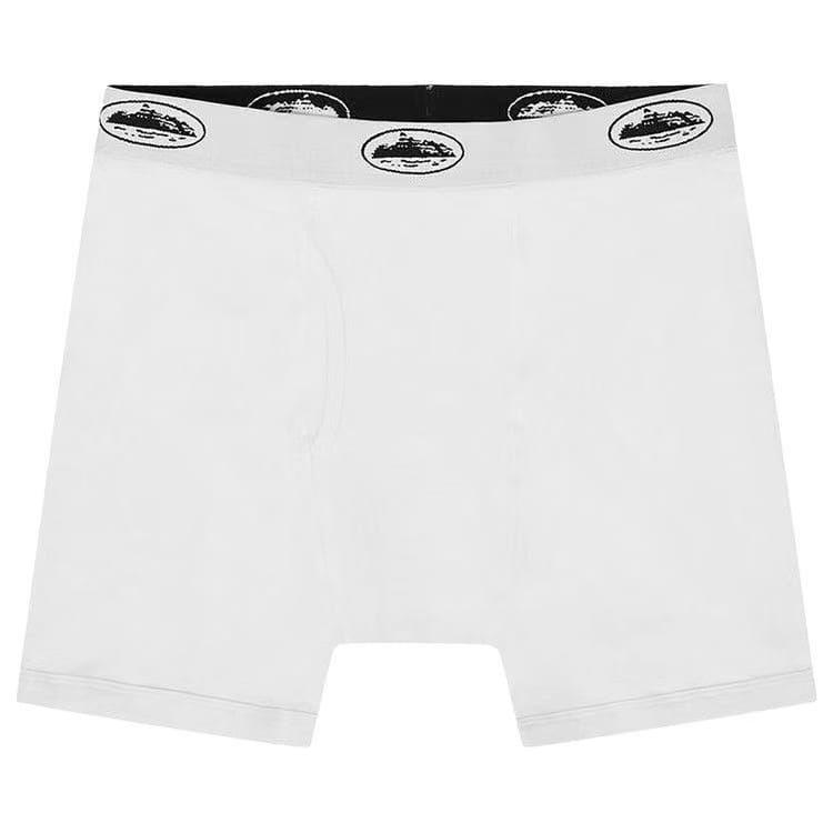 Corteiz White Alcatraz Boxers 3 Pack