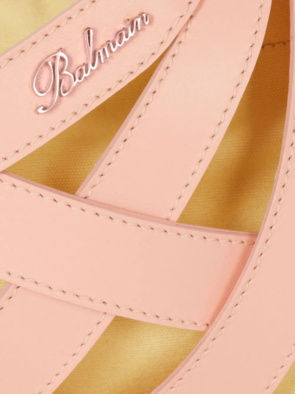 basketweave leather tote bag