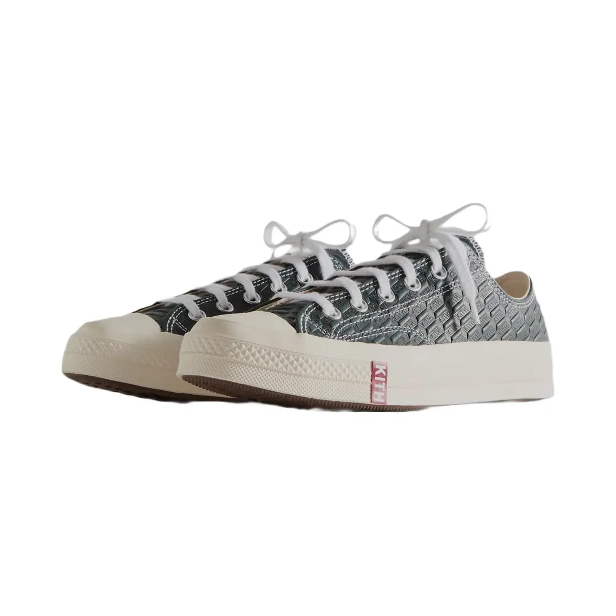 Kith x Converse Chuck Taylor All Star 1970 Ox - Black / Scarab / Egret Deco