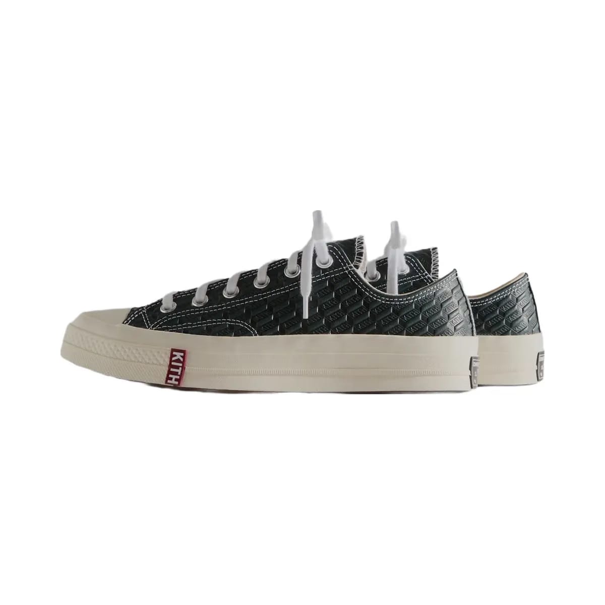 Kith x Converse Chuck Taylor All Star 1970 Ox - Black / Scarab / Egret Deco