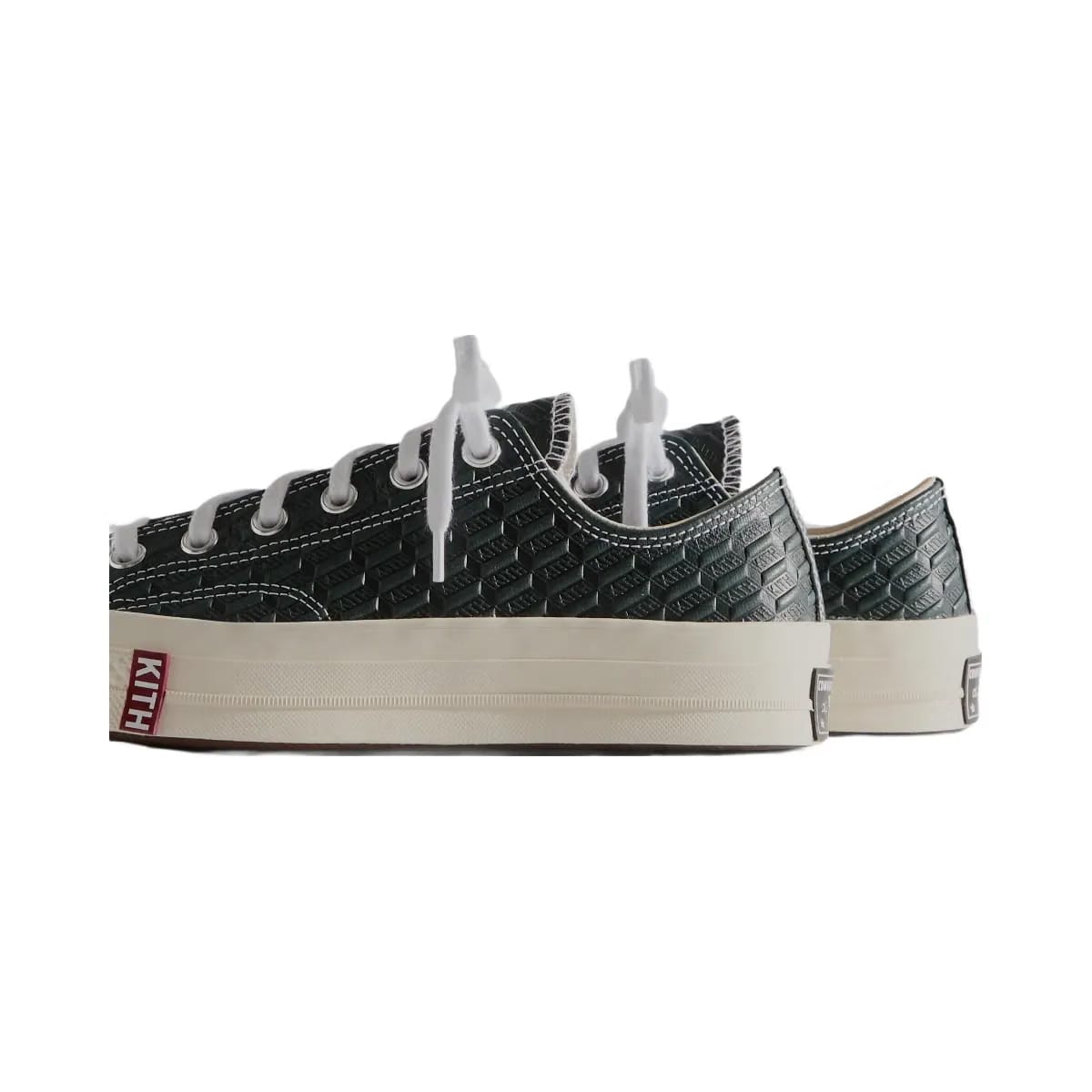 Kith x Converse Chuck Taylor All Star 1970 Ox - Black / Scarab / Egret Deco