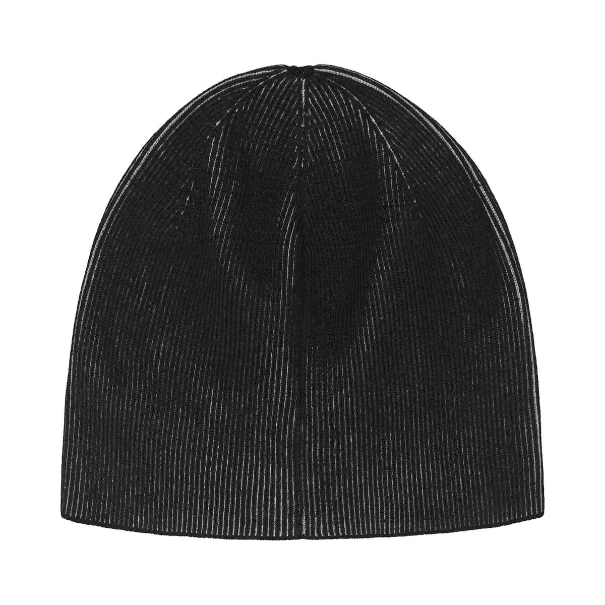 Corteiz 2 Tone Ribbed Knit Beanie Black