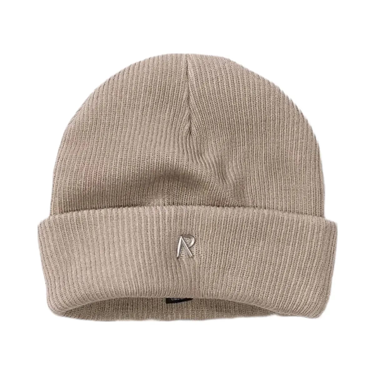 Represent Rib Knit Beanie Dark Taupe