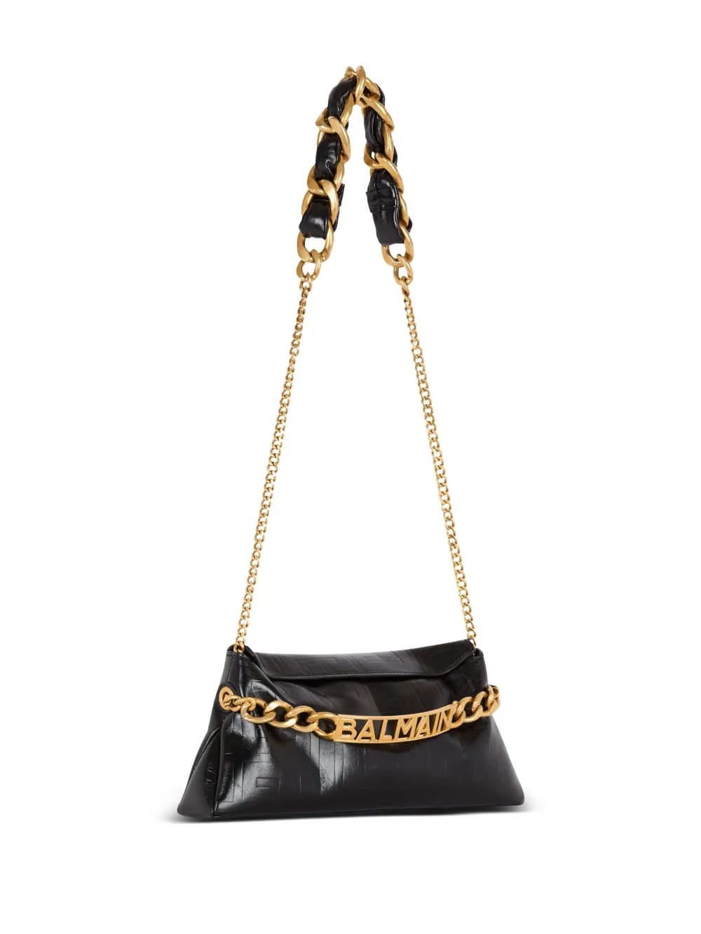 1945 leather clutch bag
