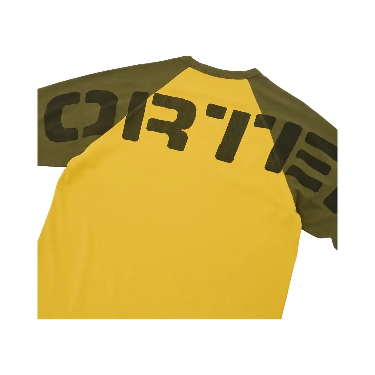 Corteiz Stencil Raglan Ls Gold/Olive