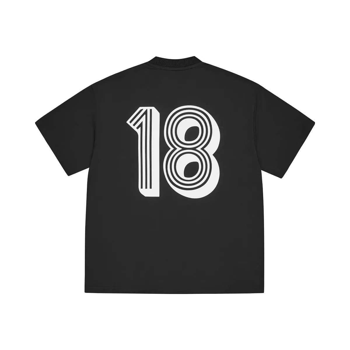 Corteiz Ghini Football Jersey Black