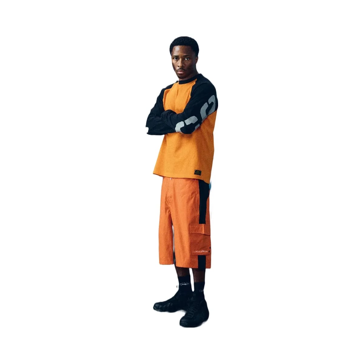 Corteiz Wave Short Orange