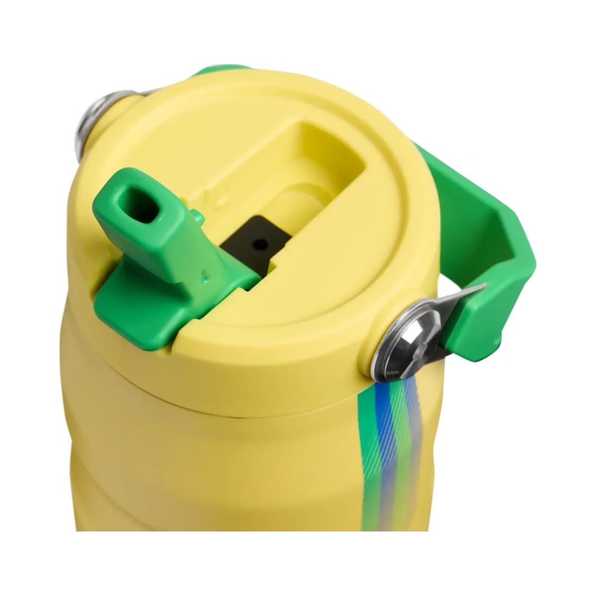 Stanley Country Collection Iceflow Aerolight Flip Straw Bottle Team Yellow Green 24 OZ