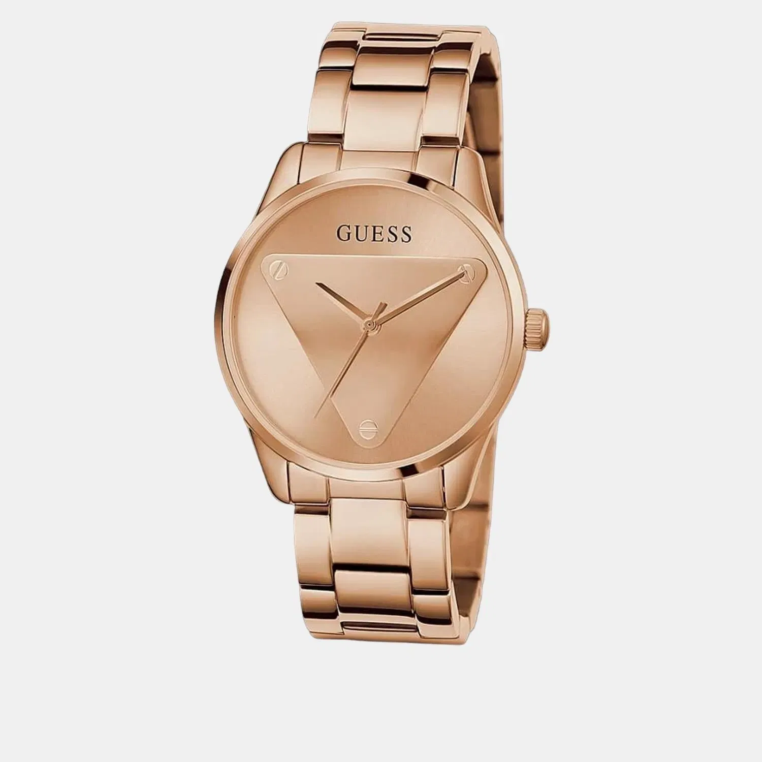 Guess Gt Emblem Women Quartz Rose Gold Dial Analog Stainless Steel Gw0485L2