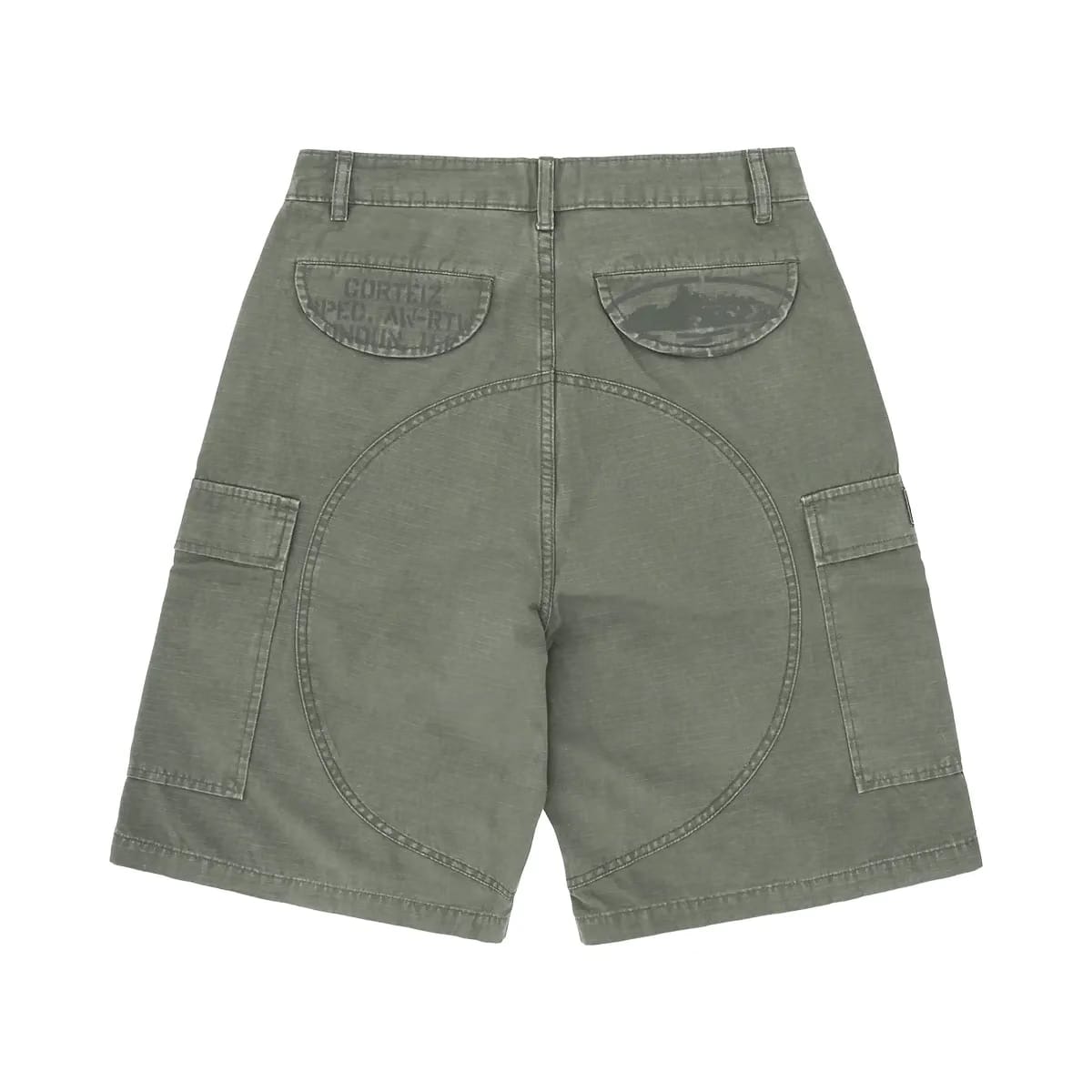 Corteiz Guerillaz Cargo Short Olive