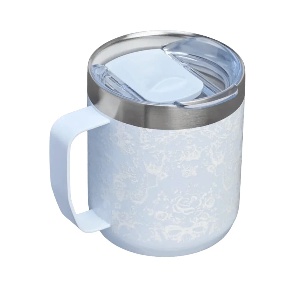 Stanley 1913 X Loveshackfancy Holiday Everyday Camp Mug Set Toscana Toile Alpine Blue 12 OZ