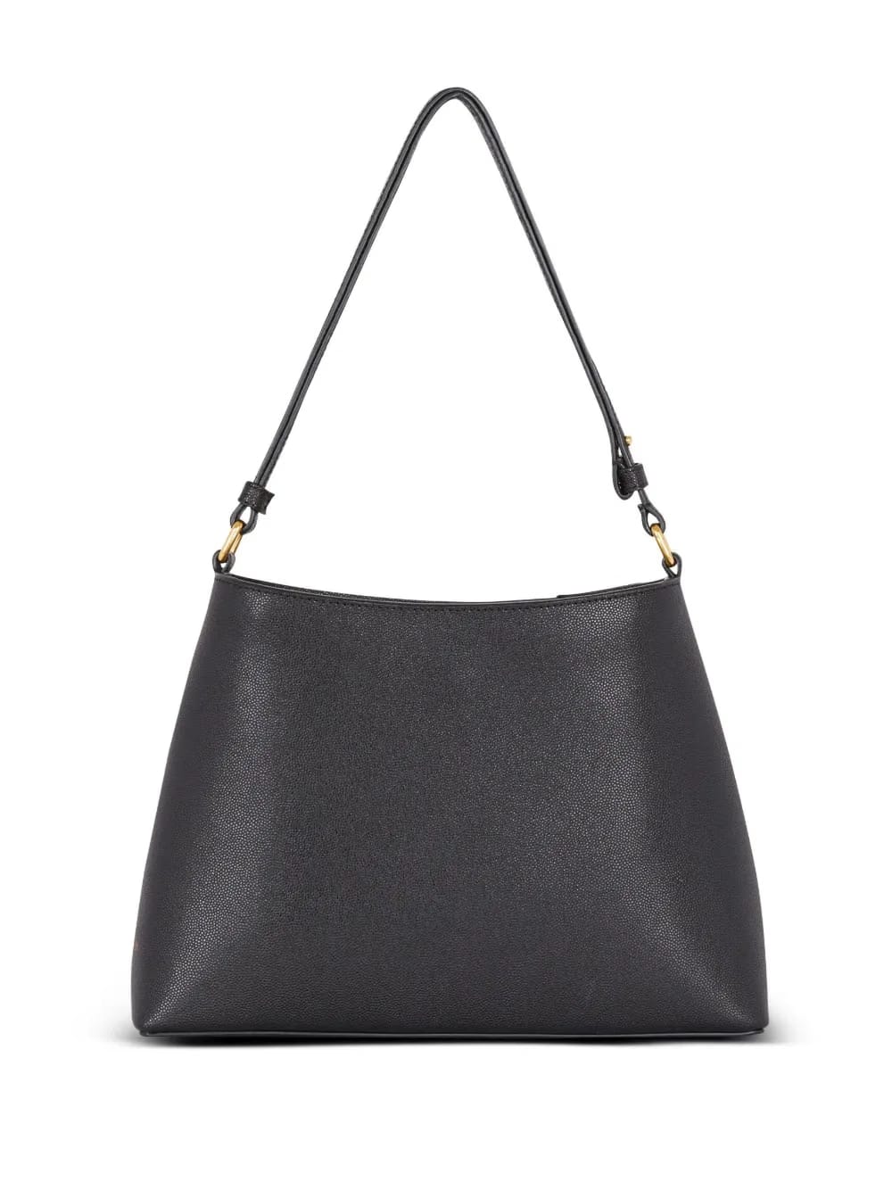 Embleme leather shoulder bag