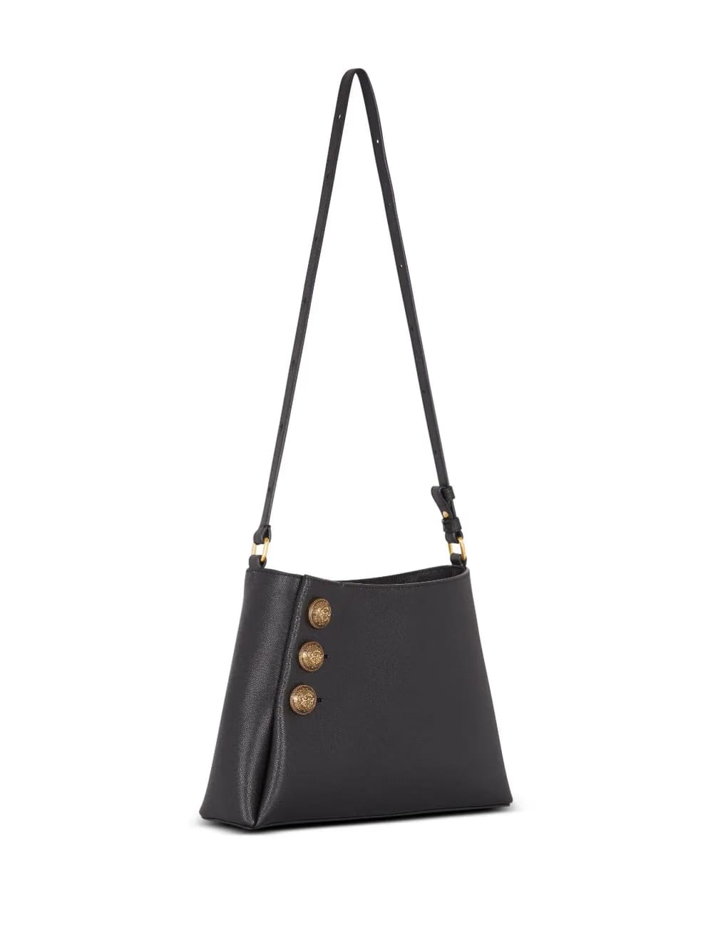 Embleme leather shoulder bag