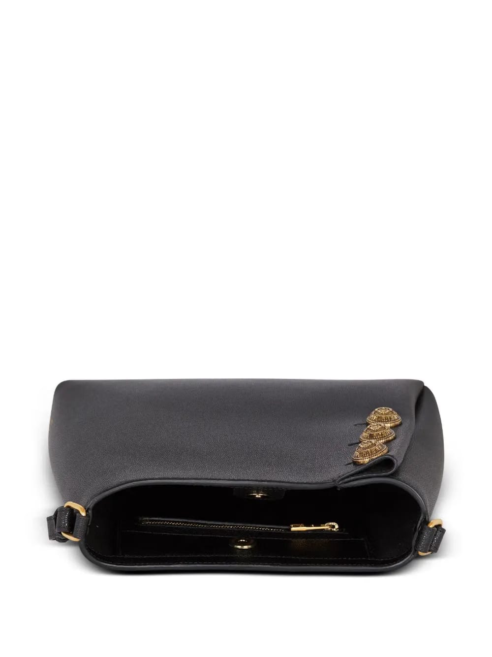 Embleme leather shoulder bag