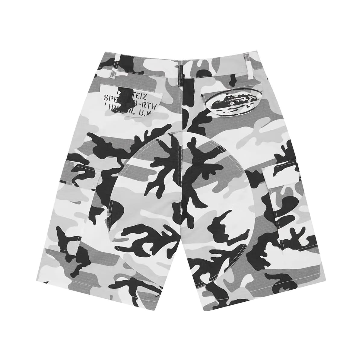 Corteiz Guerillaz Cargo Short Arctic Camo